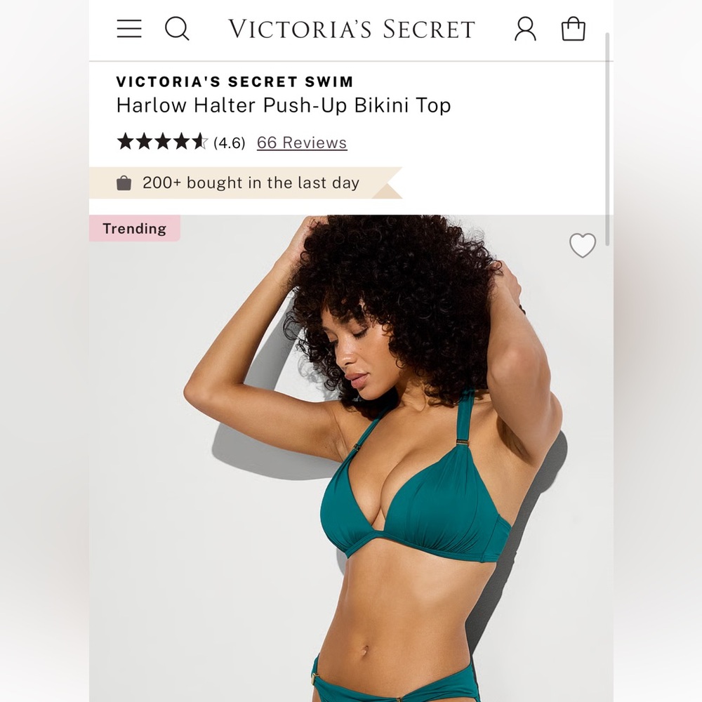 Victoria secret push up bikini top